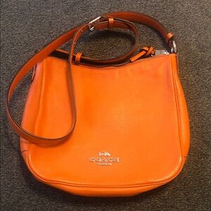 Coach Vibrant Orange Shoulder Bag